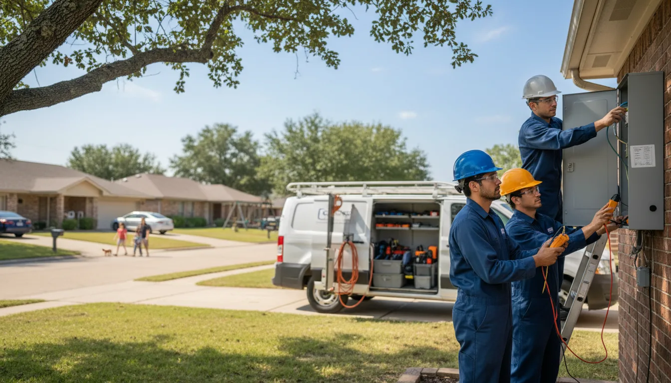 Certified electrician providing emergency electrical services in Quitman, MS